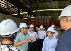 熱烈歡迎新余市水利局局長謝海峰一行領(lǐng)導(dǎo)蒞臨我司參觀指導(dǎo)！